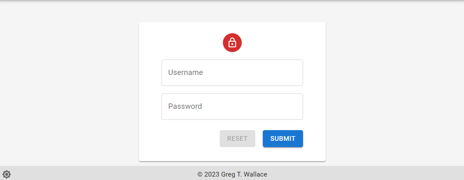 Login Page